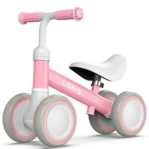 Pink and White Toddler Balance Bike